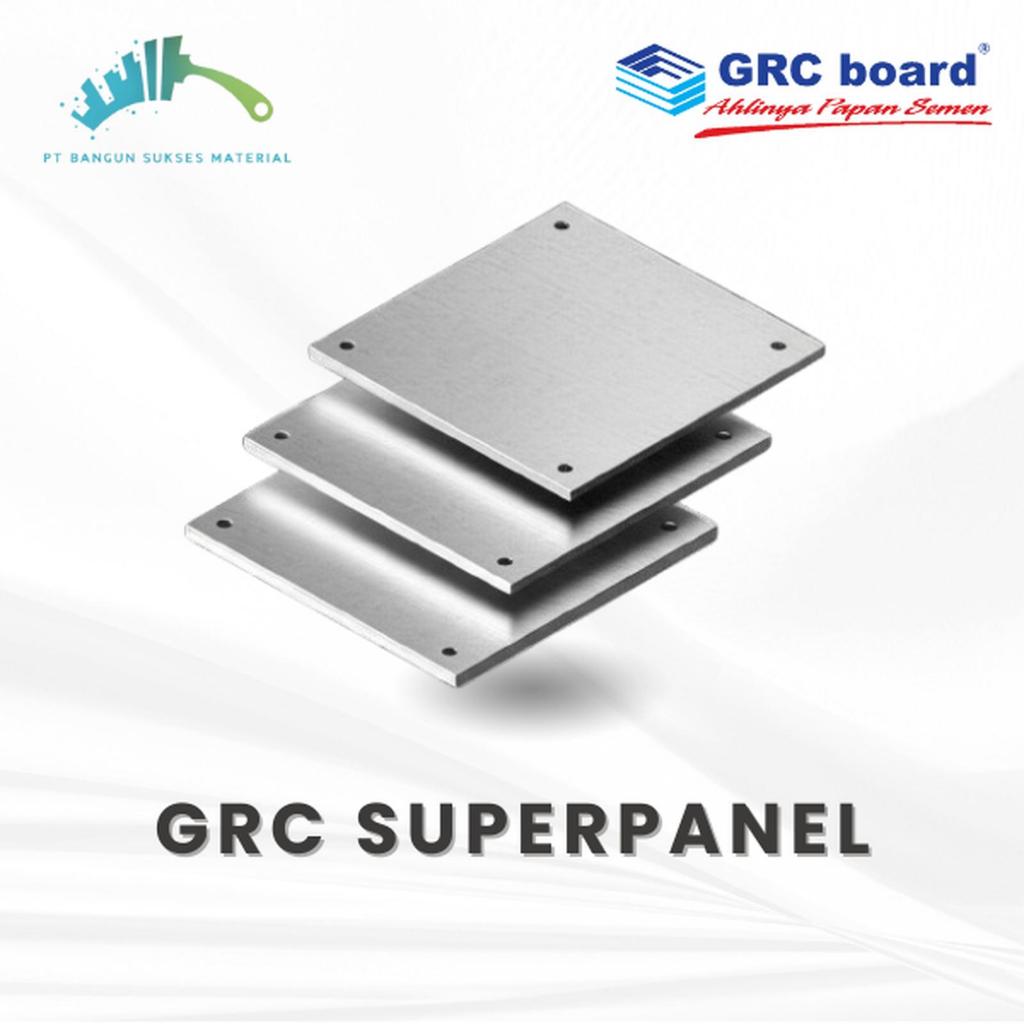 GRC SUPERPANEL 12mm - 20mm Lembaran - Panel Lantai Cladding Fasad & DINDING - PENGGANTI COR BETON & 