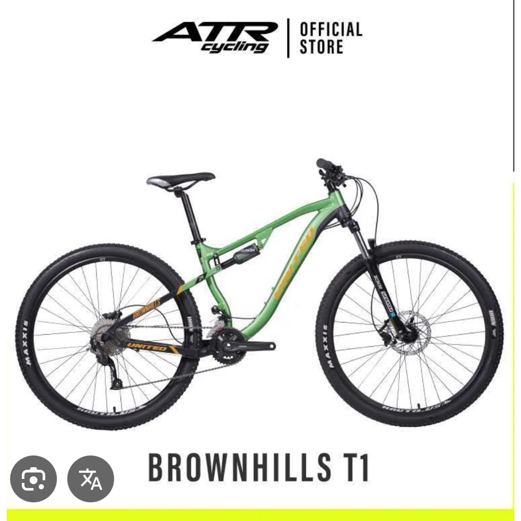 Sepeda Gunung MTB United Brownhills T1 Ban 27.5 inch