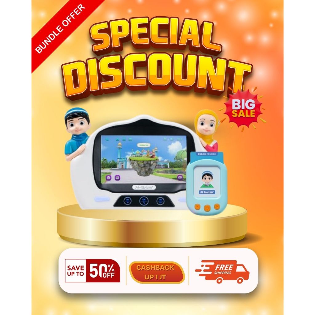 PAKET BUNDLING SMART HAFIZ/HAFIZ Q + HAFIZ CARD - Mainan Kartu Edukasi anak