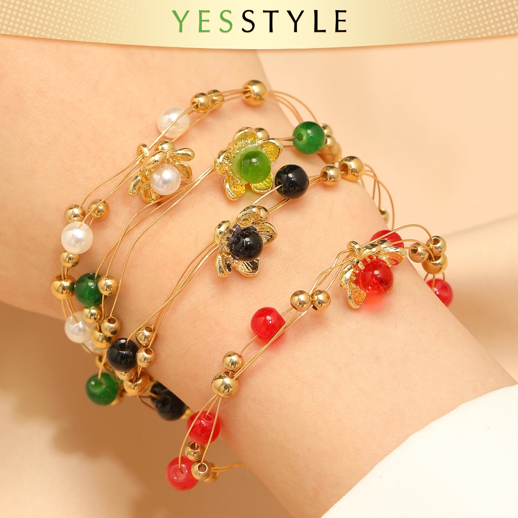 Yesstyle Gelang Xuping Manik Rantai Gold Aksesoris Women Bracelet Fashion