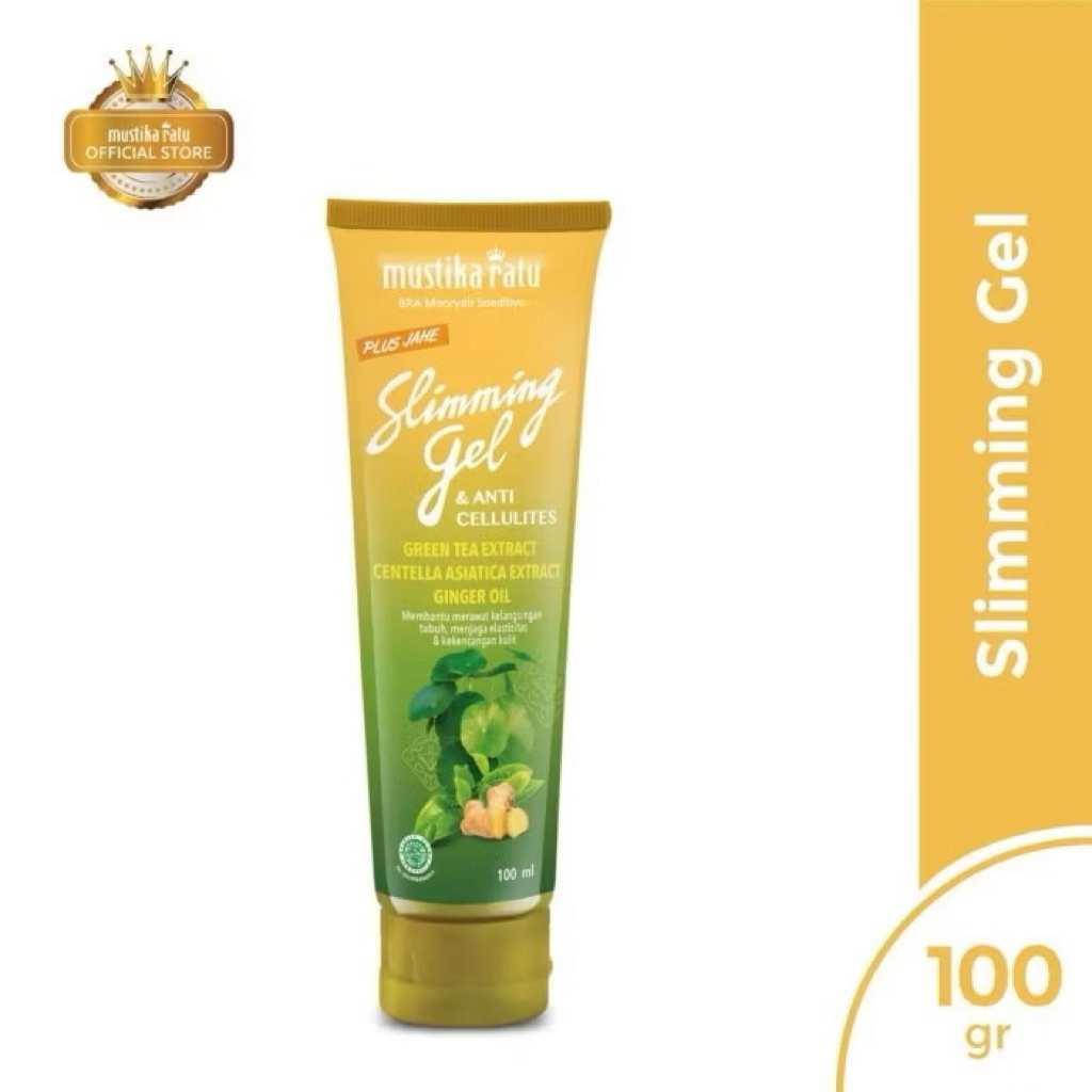 Mustika Ratu Slimming gel Jahe Diet Pelangsing anti selulit 100 ml