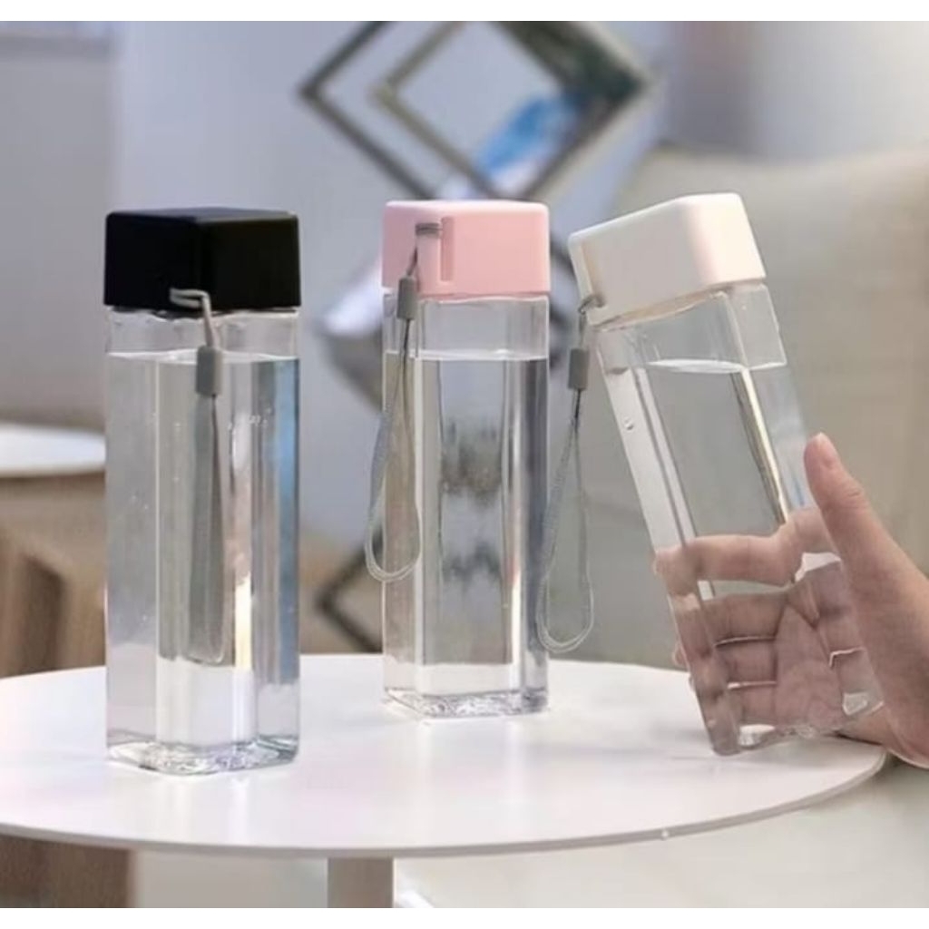 BOTOL MINUM KOTAK POLOS