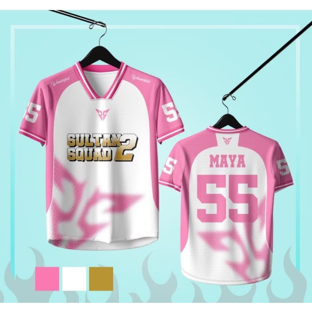 Jersey anak unisex sultan squad2 atasan jaka maya
