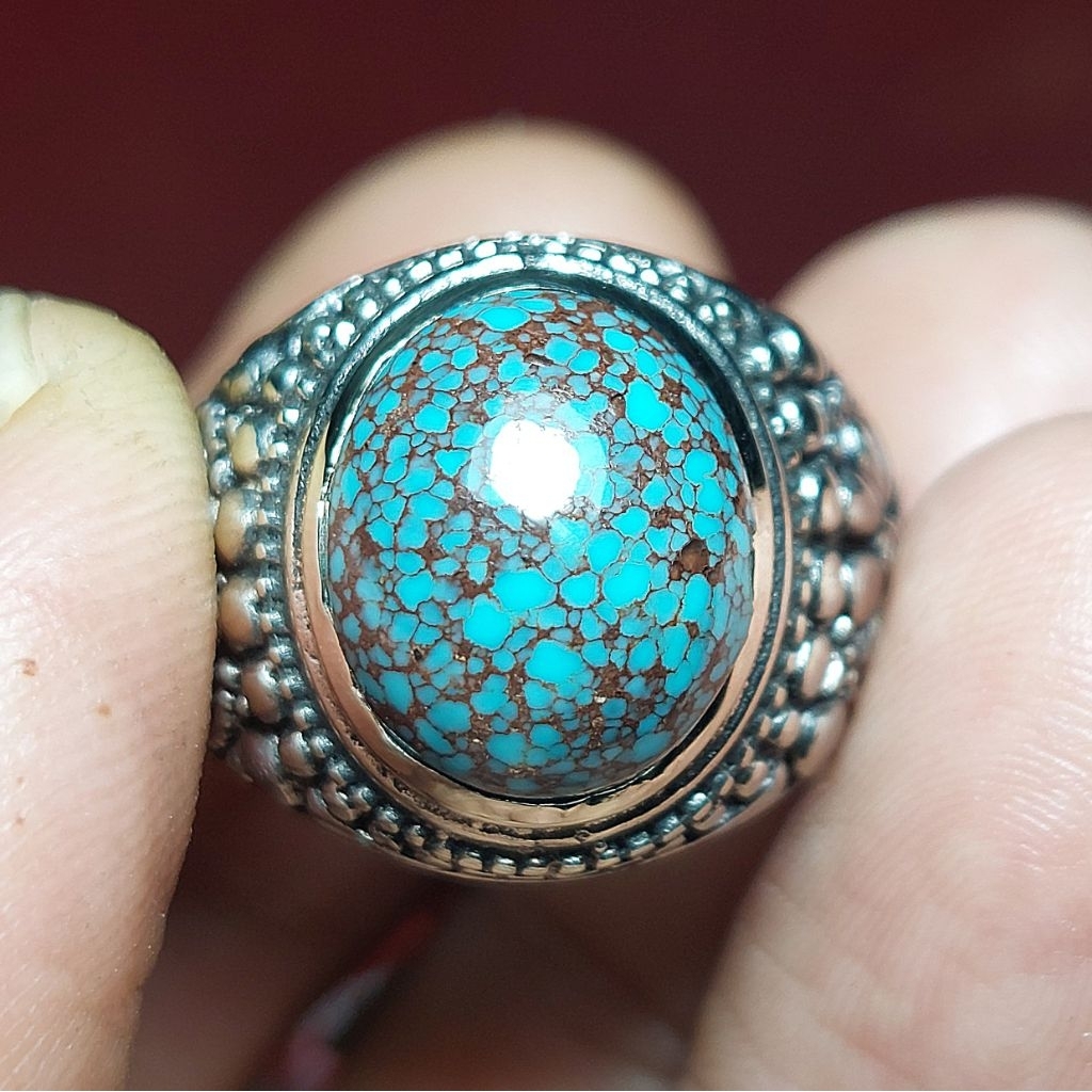 Pirus mesir Natural fancy blue telor remek beras wutah 13×11×7 mm [5Sd01698] PROMO ITEM  