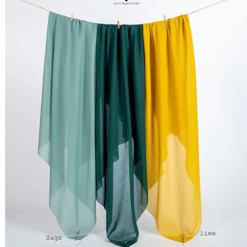 JOURNEY POLOS LASER CUT PLAT GOLD JILBAB SEGI EMPAT