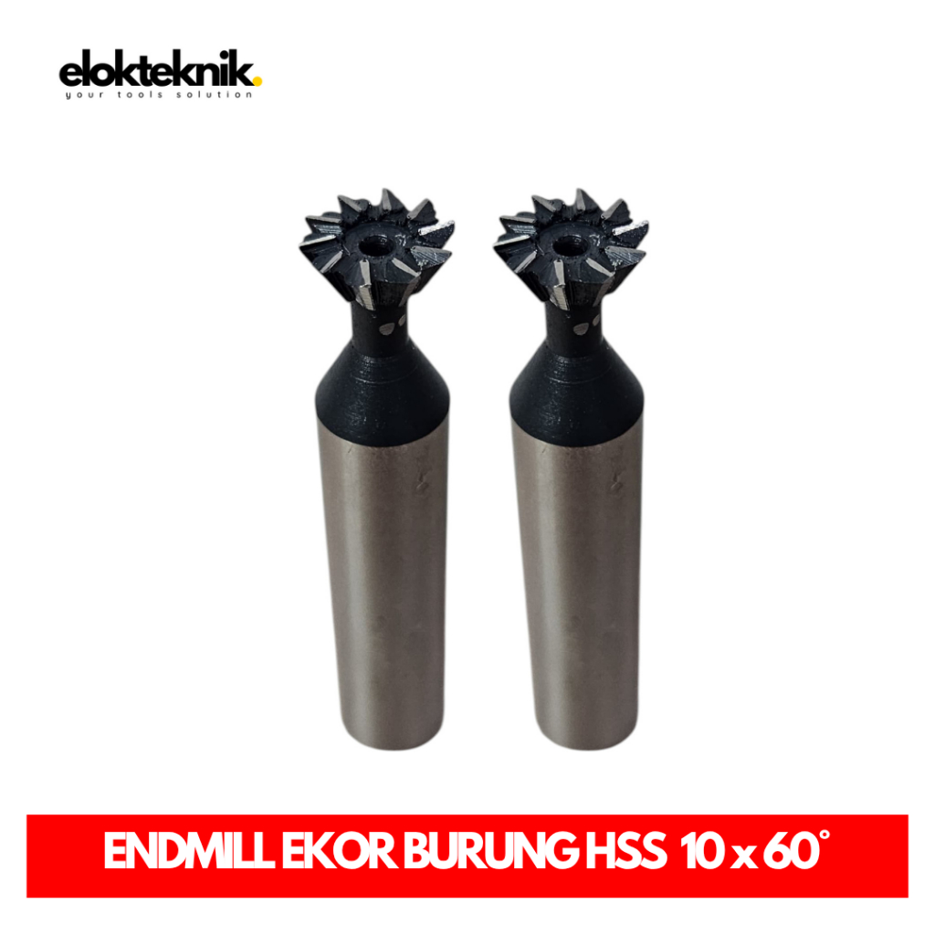 ENDMILL EKOR BURUNG | DOVETAIL GROOVE 10 x 60°