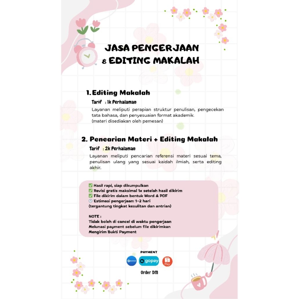 Jasa Pembuatan Makalah (11-20 halaman)