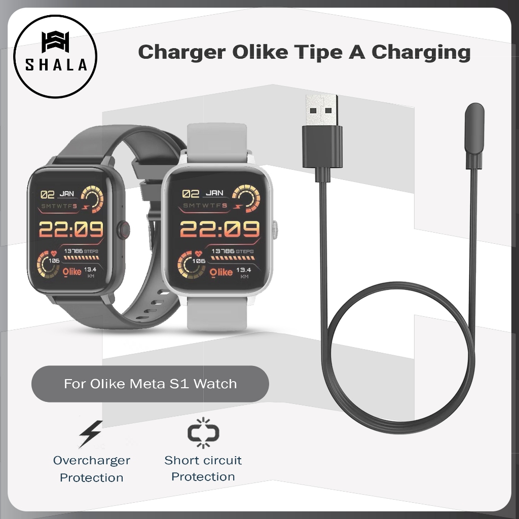Kabel Charger Olike Meta S1 Smartwatch Tipe A Charging