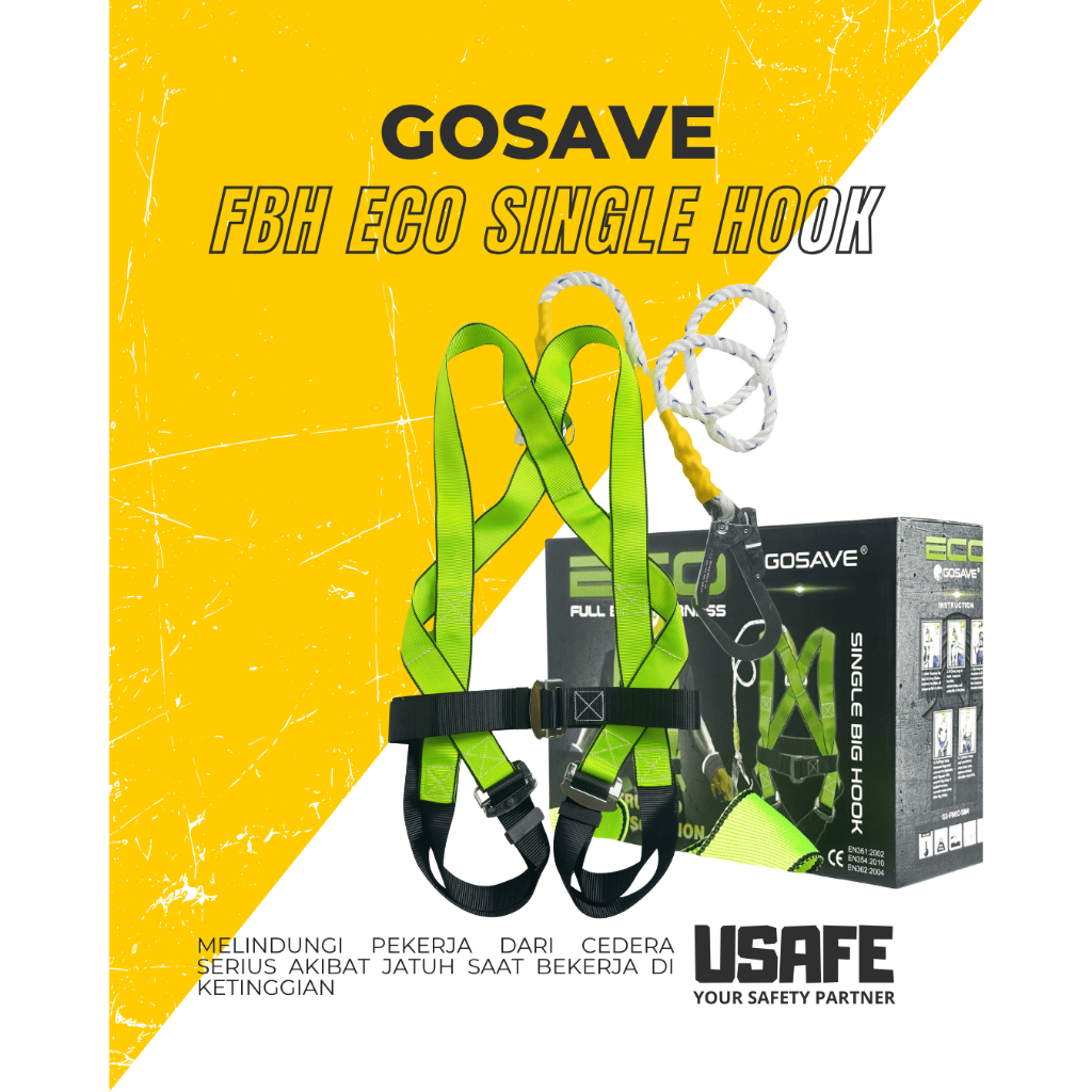 Full Body Harness Gosave Eco Single Big Hook