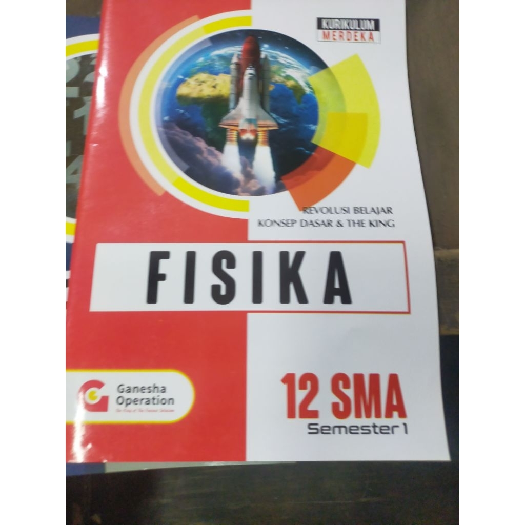 LKS SMA kelas 12 fisika kurikulum merdeka bekas masih bagus