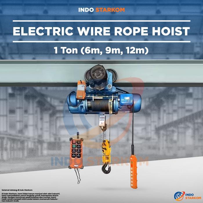 Electric Wire Rope Hoist 1Ton