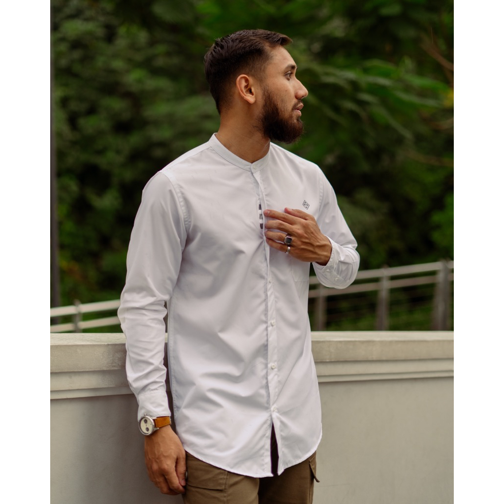 Hisyam Kemeja Pria Koko Lengan Panjang Haikal-1
