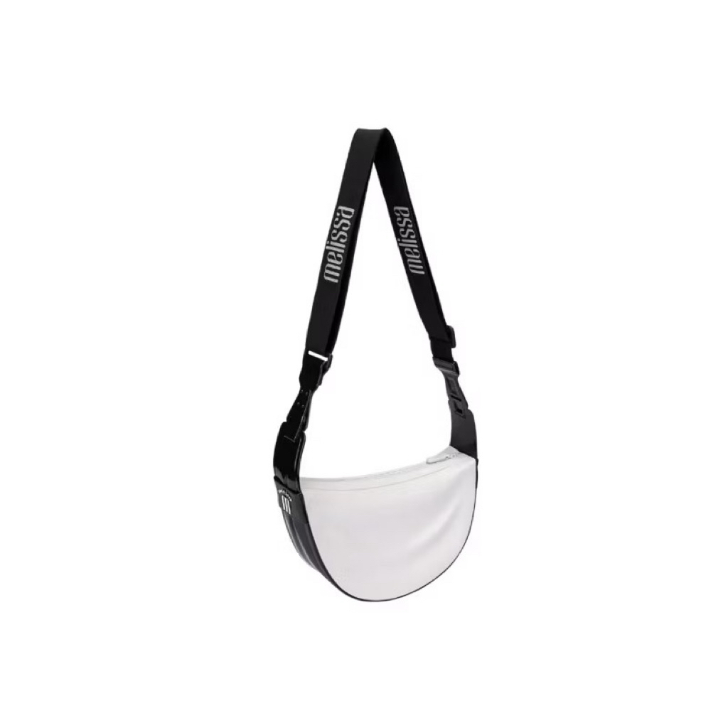 PRELOVED ORIGINAL MELISSA VIBE BAG - WHITE BLACK