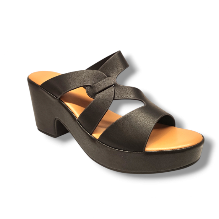 Be-Bob Lita-X25026 Pink, Mocca Wedges Wanita