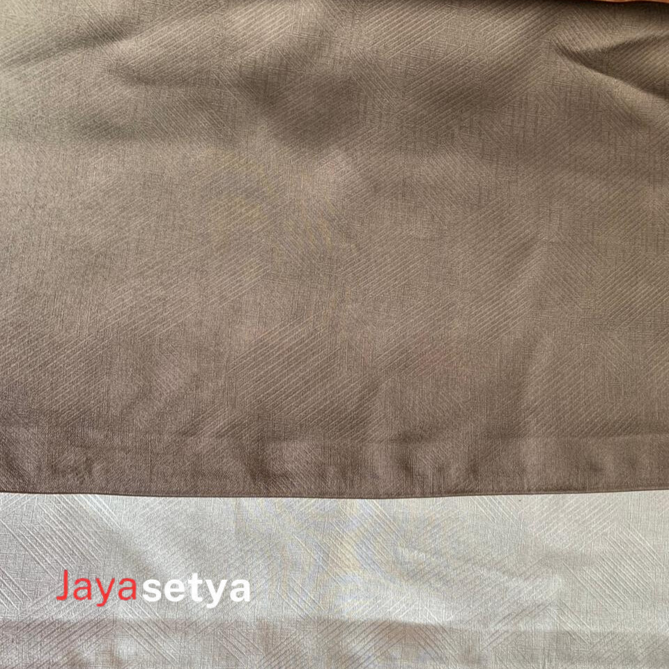 Kain Gorden Blackout Import Polos Glossy Kain Tancy Bahan Gorden Motif Minimalis