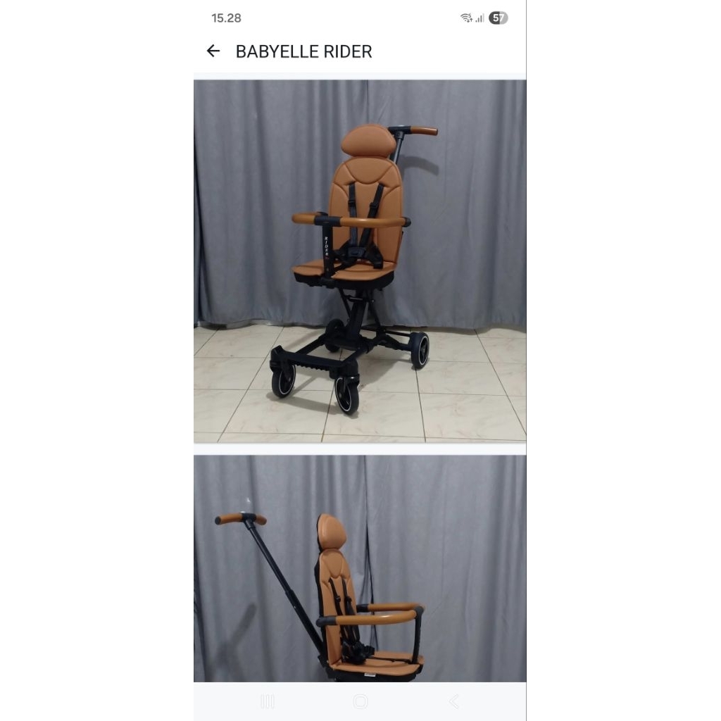 PRELOVED stroller babyelle rider