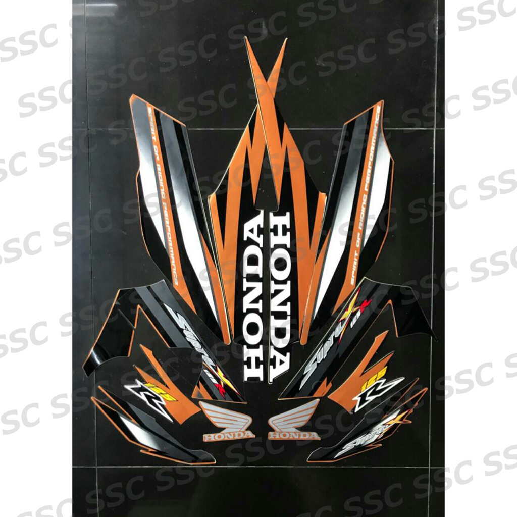 supra x 125 hitam gold cw 2006
