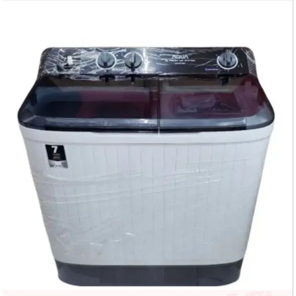 MESIN CUCI AQUA 8 KG 2 TABUNG