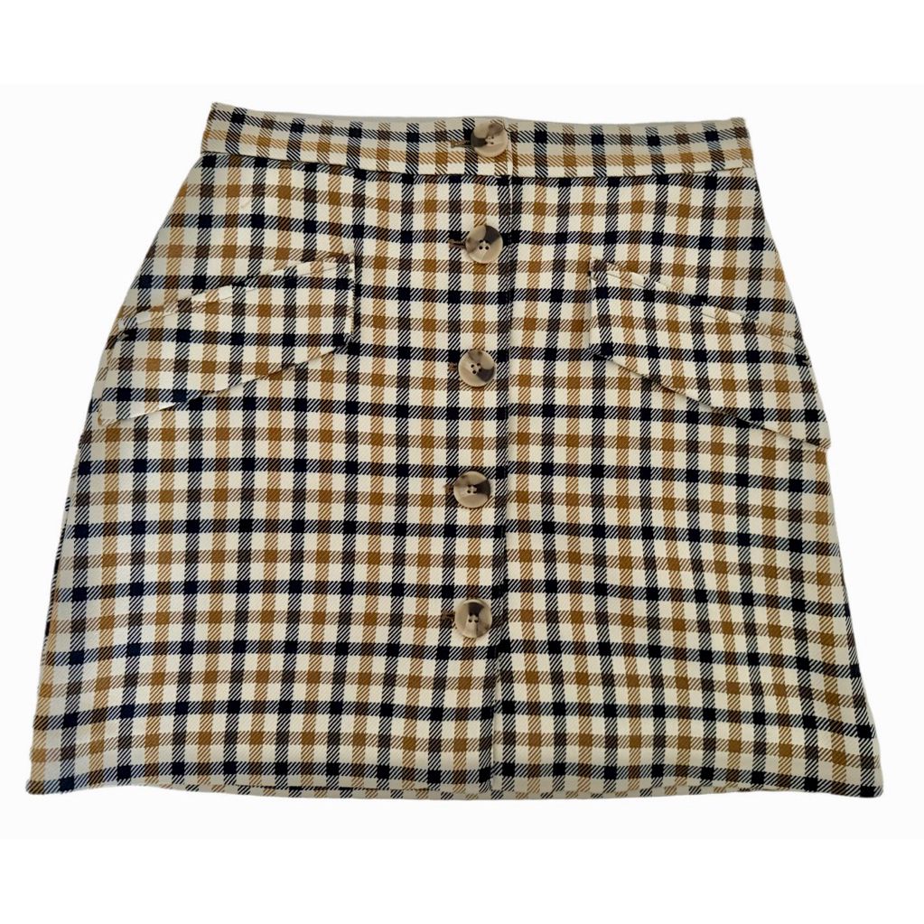 HnM Skirt Kotak Kotak |Lume Preloved