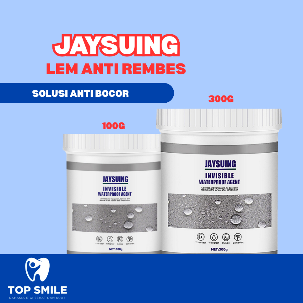 Jaysuing Lem Sealant Gel Aquaproof Anti Bocor Rembes Air Pelapis Penambal Perekat Transparant Bening