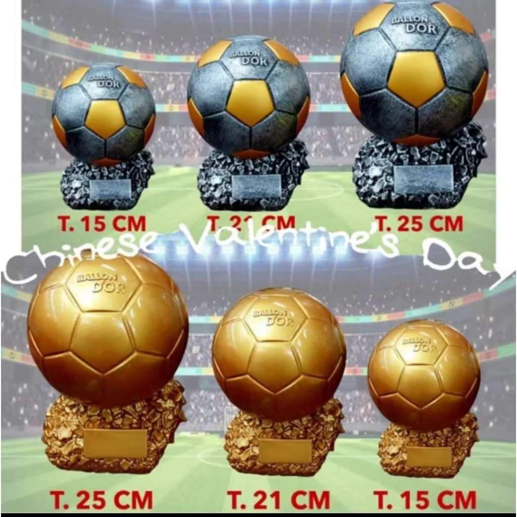 Trophy / Piala Ballon D'OR