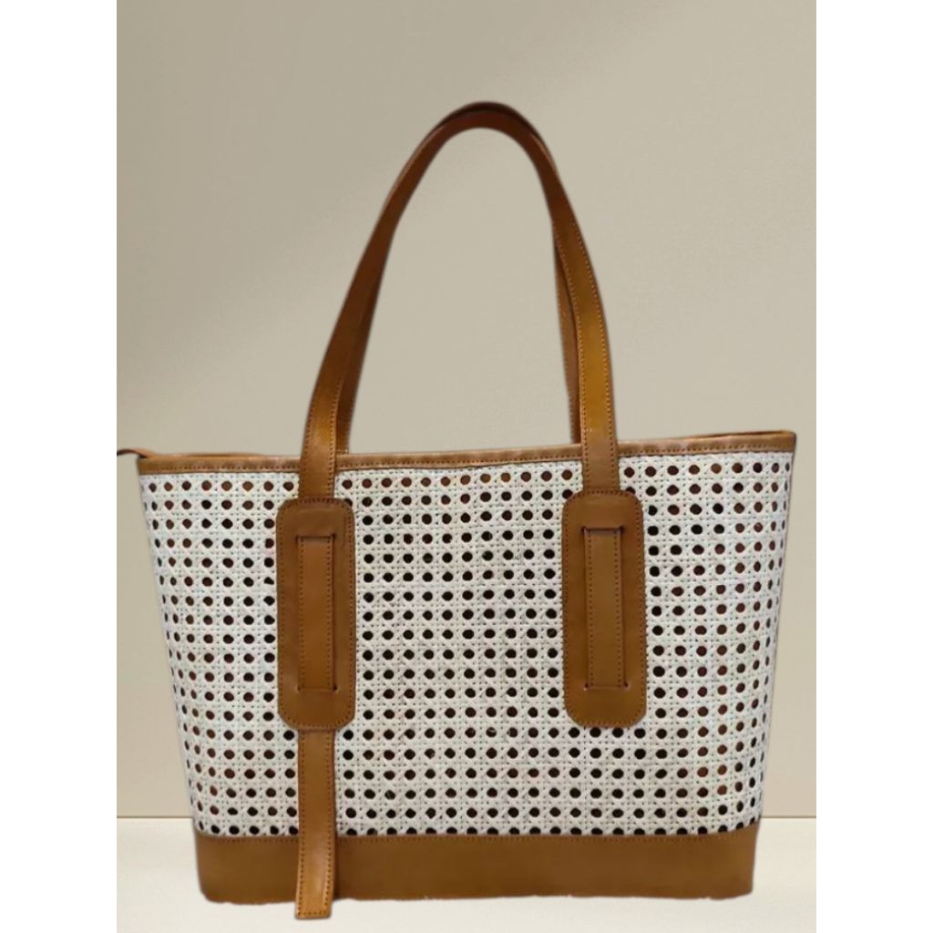 Tote bag wanita tas rotan Bali tas anyaman rotan straw bag shoulder bag tas wanita premium tas etnik