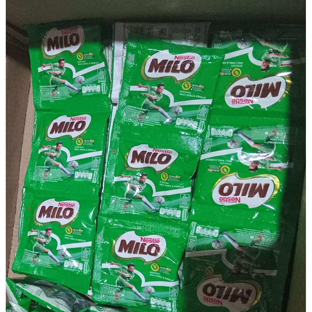 Milo sachet rencengan/milo sachet rancangan snack/milo sachet renceng/milo active go/susu coklat ren