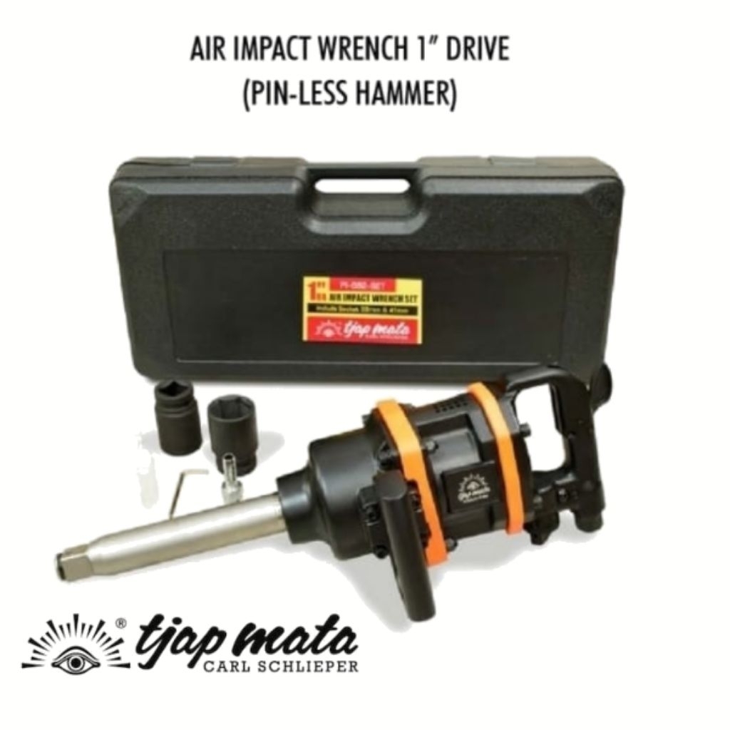 Air impact 1" Tjap mata plus mata sok 38 sama 41 Impact wrench