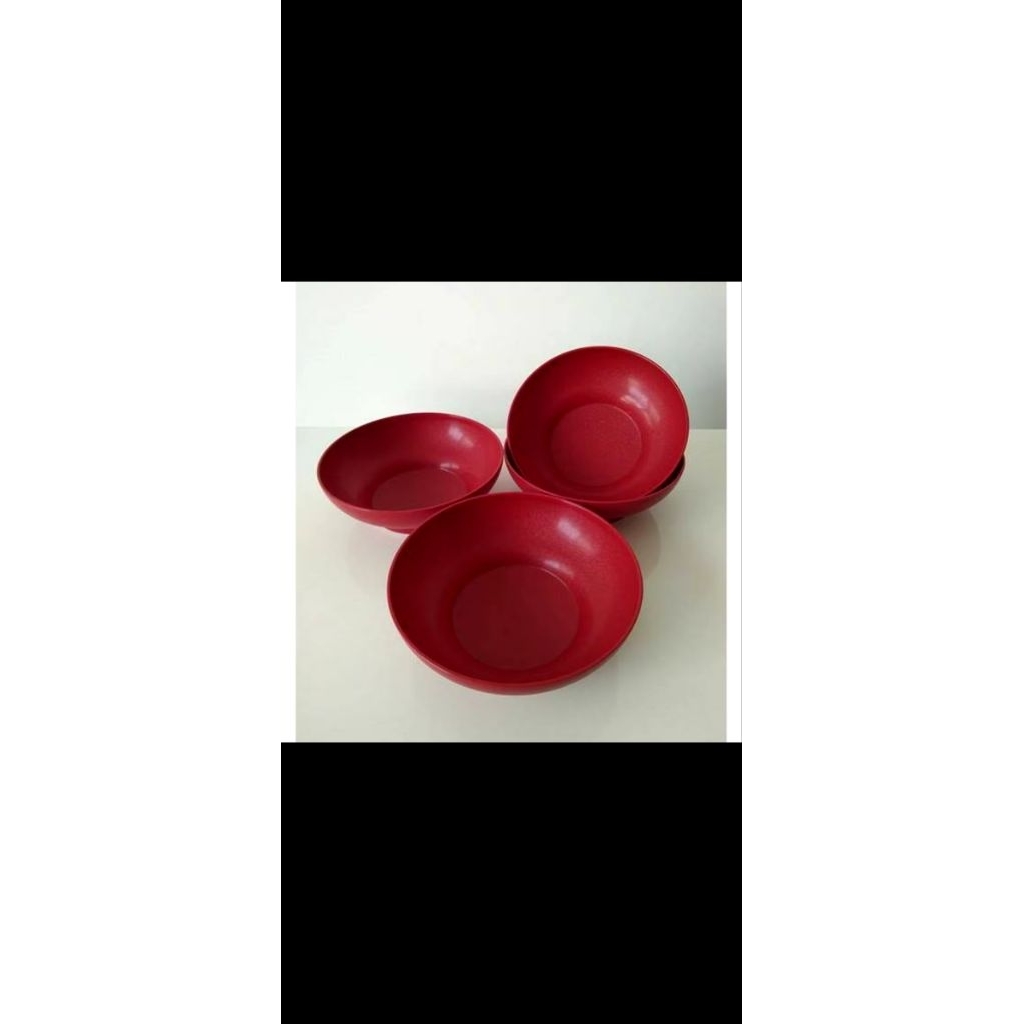 Ideal Bowl Tupperware Red Limited Edition