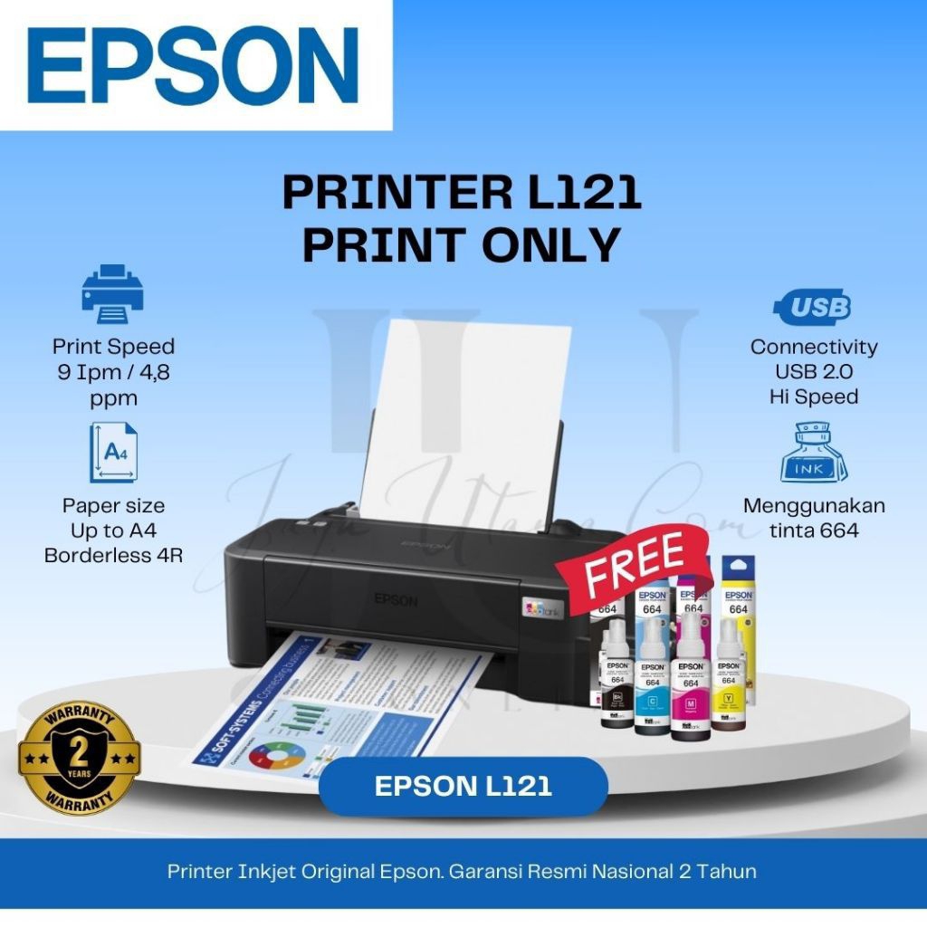 PRINTER BEKAS / SECOND EPSON L121
