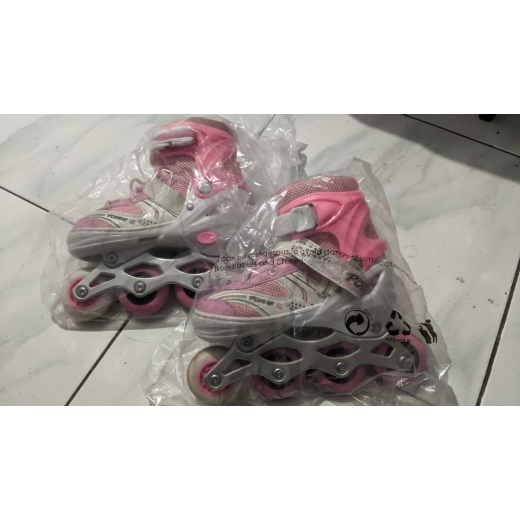 Sepatu Roda Anak Merek Power Second Bekas ukuran 30-33