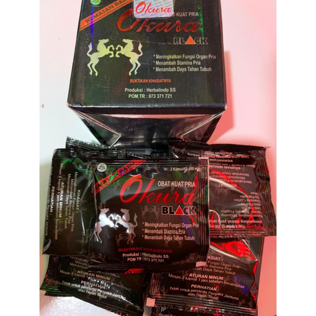 HITAM-Okura Kapsul Original Asli