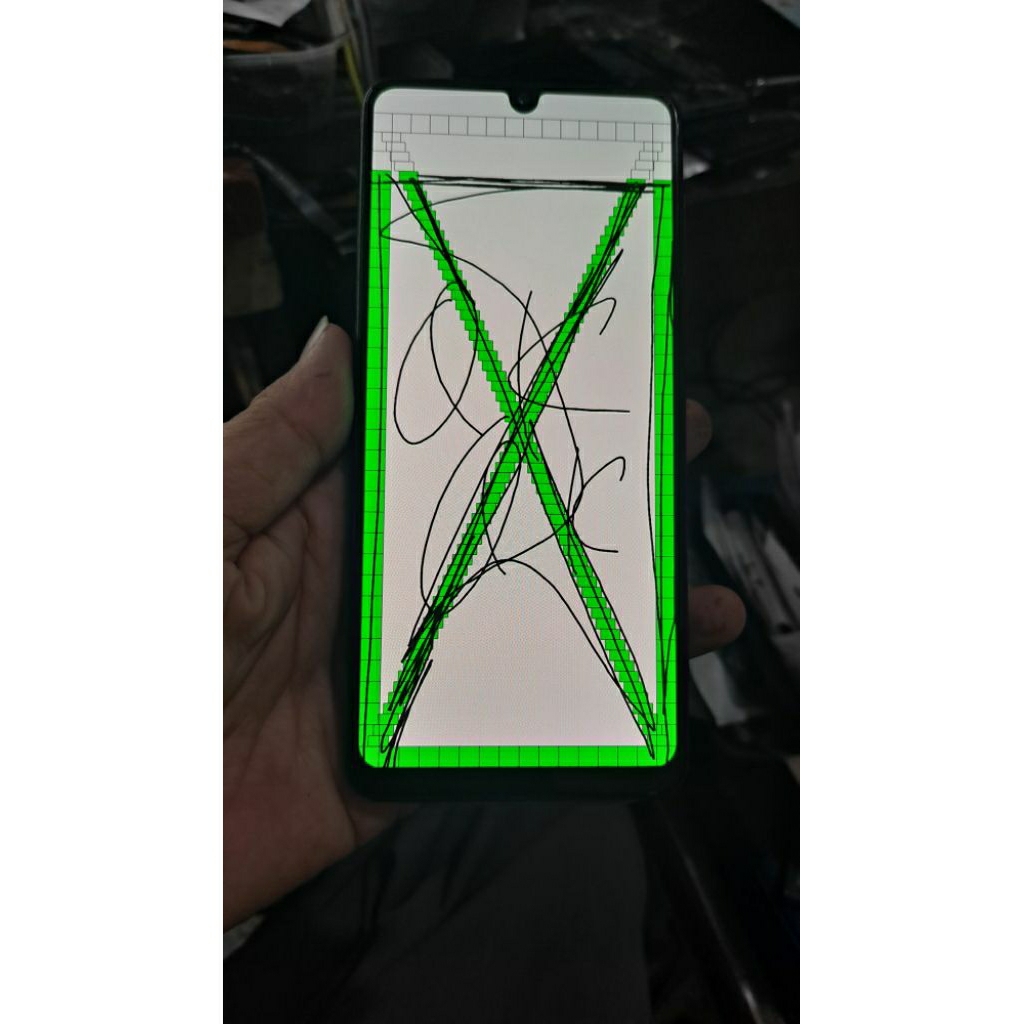 LCD SAMSUNG A22 4G ori copotan minus