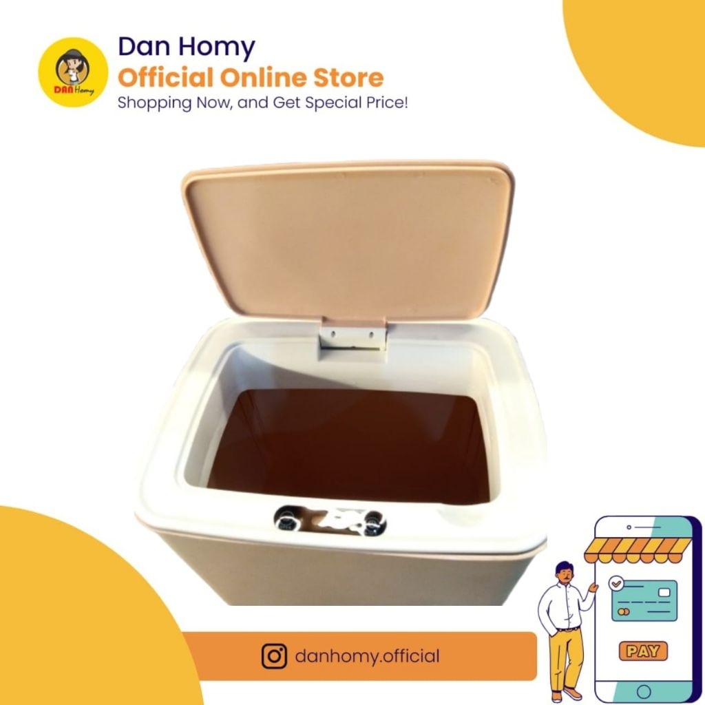 tempat sampah sensor