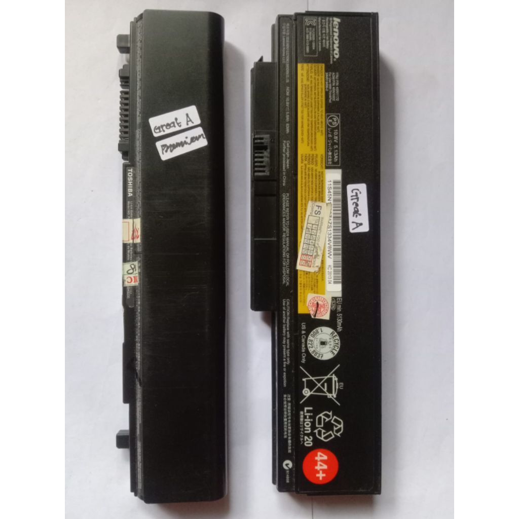 baterai bekas laptop drop 18650