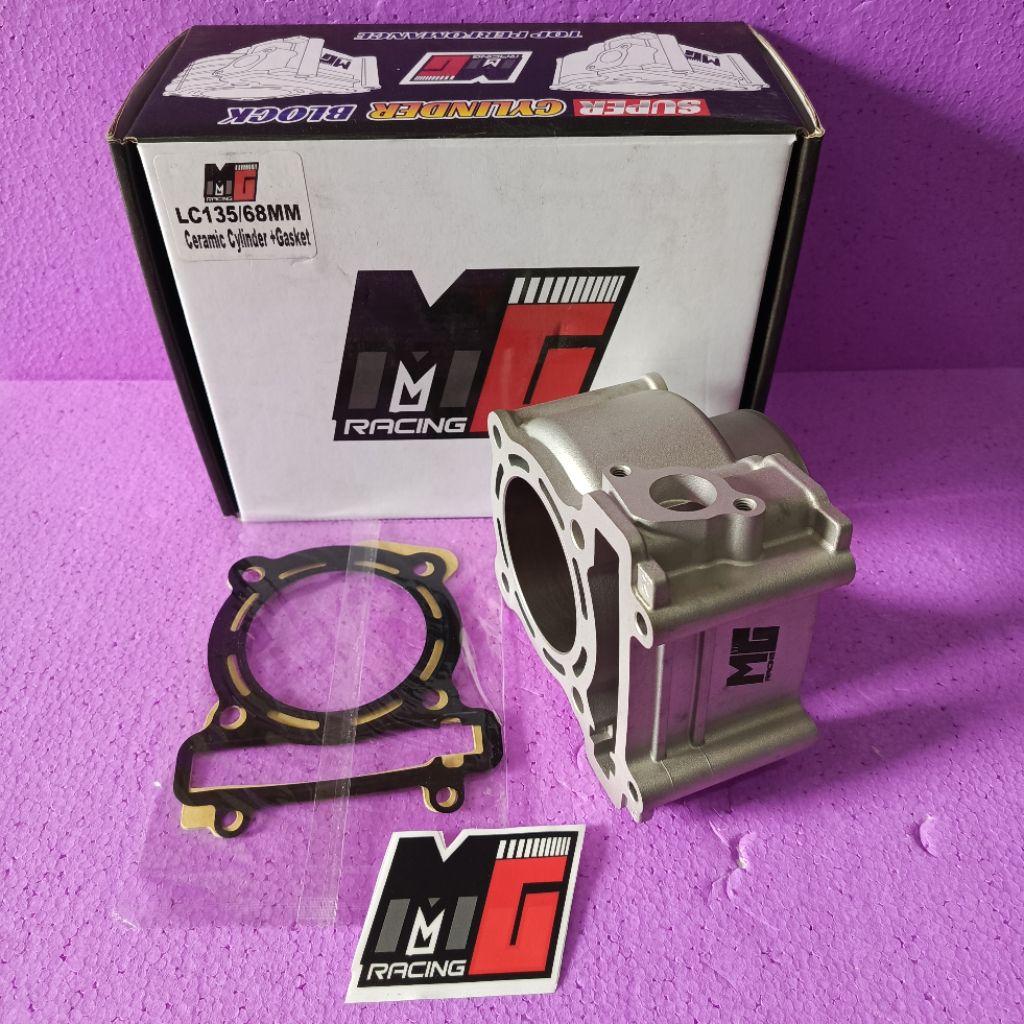 Blok ceramik MX KING/Vixion Ukuran 68mm ONLY TANPA PISTON ori MG racing