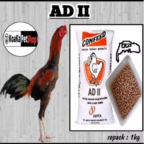 pakan ayam AD 2 kemasan 1kg