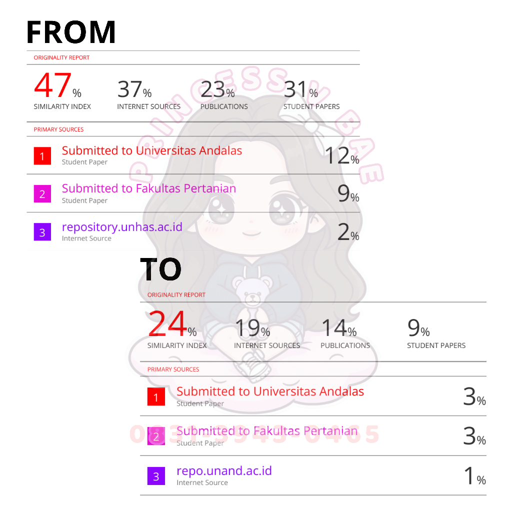 PARAFRASE MANUAL / TURUNIN PERSENTASE TURNITIN