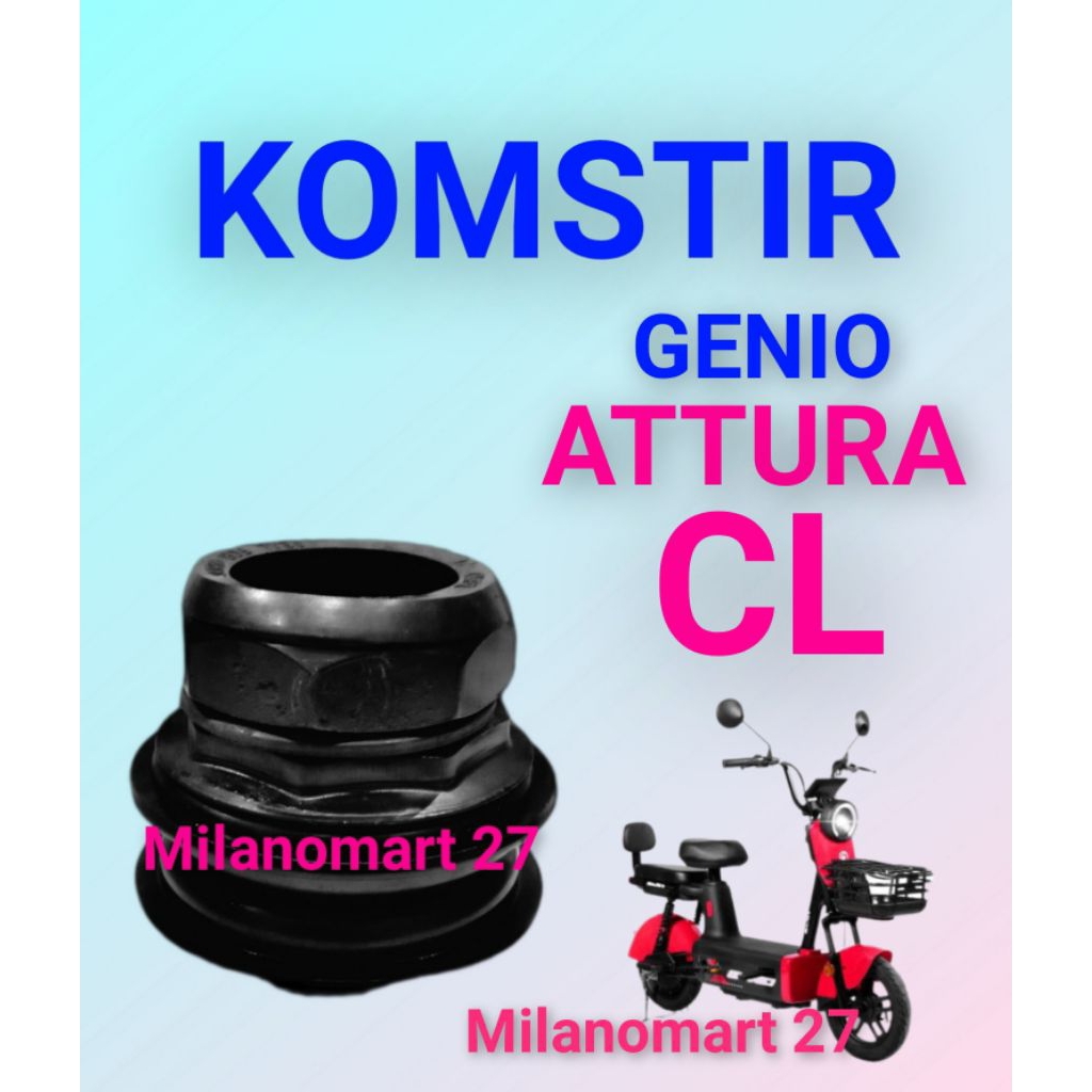 komstir genio ATTURA CL kones headset komfork sepeda listrik genio attura cl