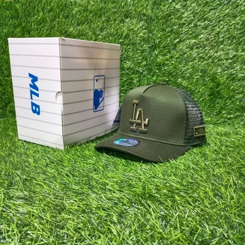 LA hijau army Trucker Topi Premium Unisex Quality