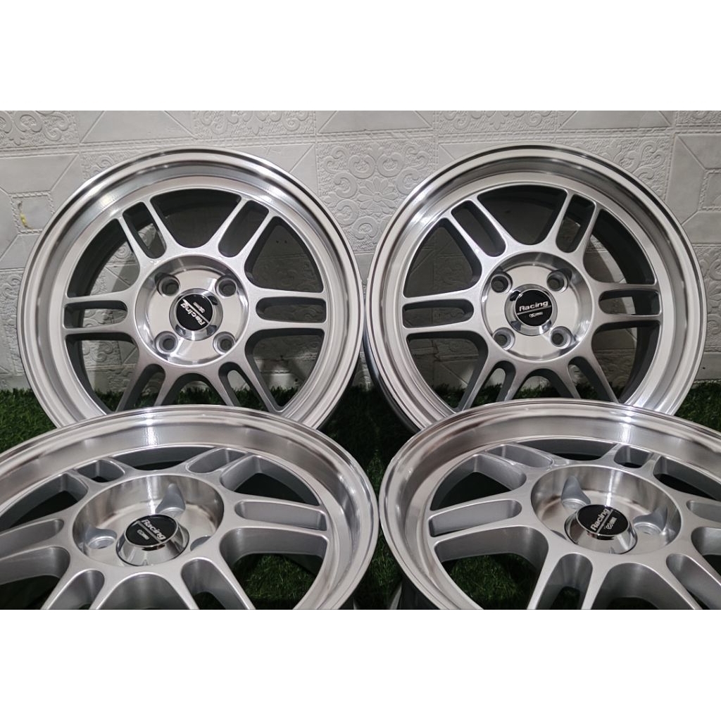 Velg mobil Enkei Rpf1 R15 ( baru ) silver polish