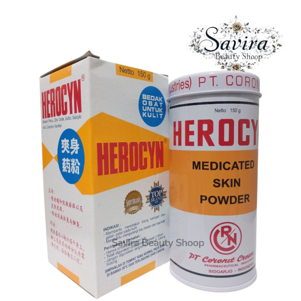 Bedak Herocyn Dewasa 150gr & 85gr - Bedak Untuk Gatal
