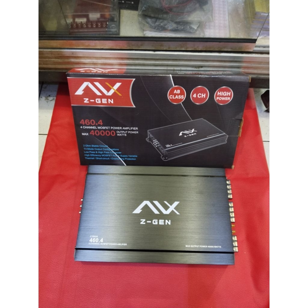 Power Amplifier Avx Cyber 460.4 4Channel 40000W -