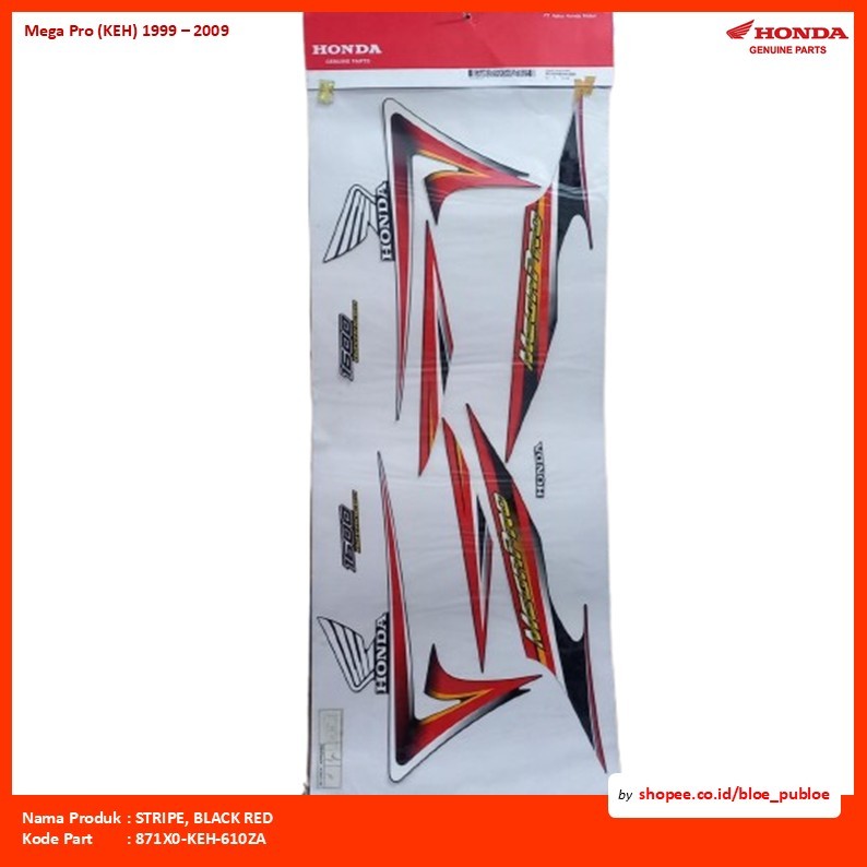 STRIPE, BLACK RED/871X0KEH610ZA