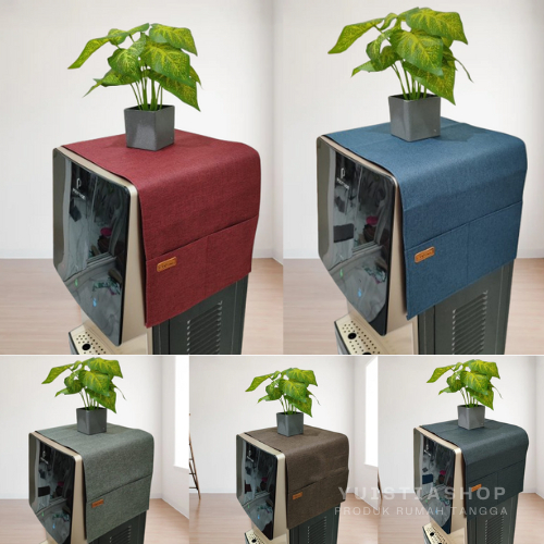 cover dispenser galon bawah/taplak dispenser polos/tutup dispenser galon bawah/pelindung dispenser g