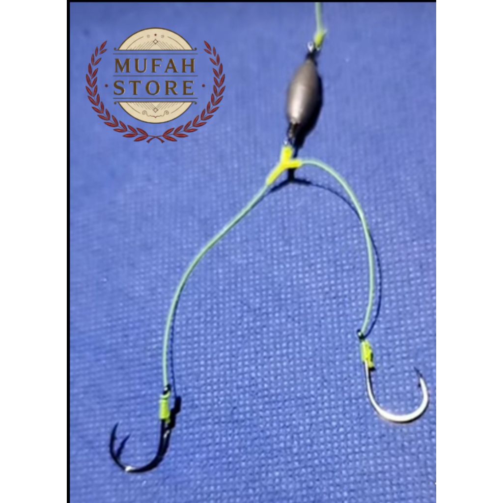 Rangkaian pancing Galatama lele / ikan baung bandeng