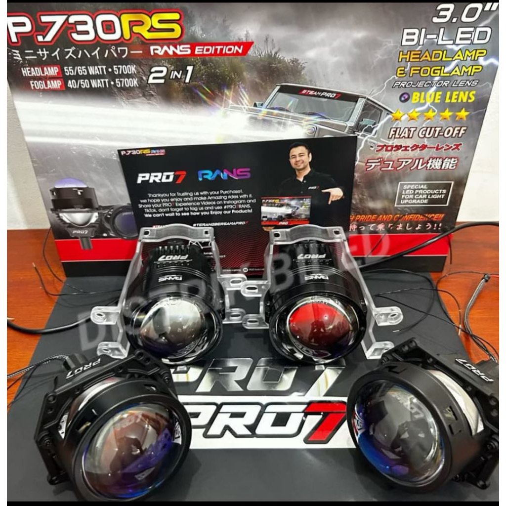 PRO7 P730RS SPESIAL EDITION RANS EDITION PAKET HEADLAMP DAN FOGLAMP BILED PRO7 FOGLAMP PRO7