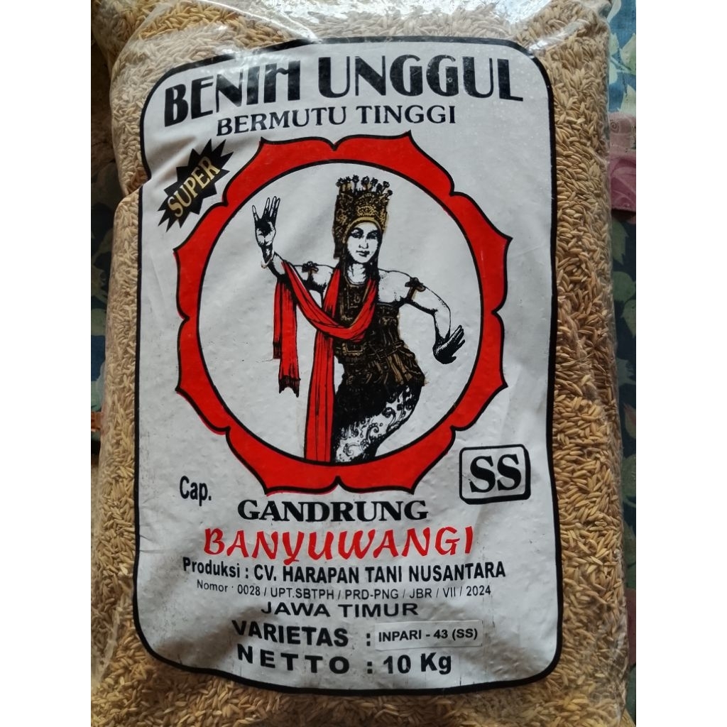 Bibit Padi INPARI 43 AGR Banyuwangi 10 kg