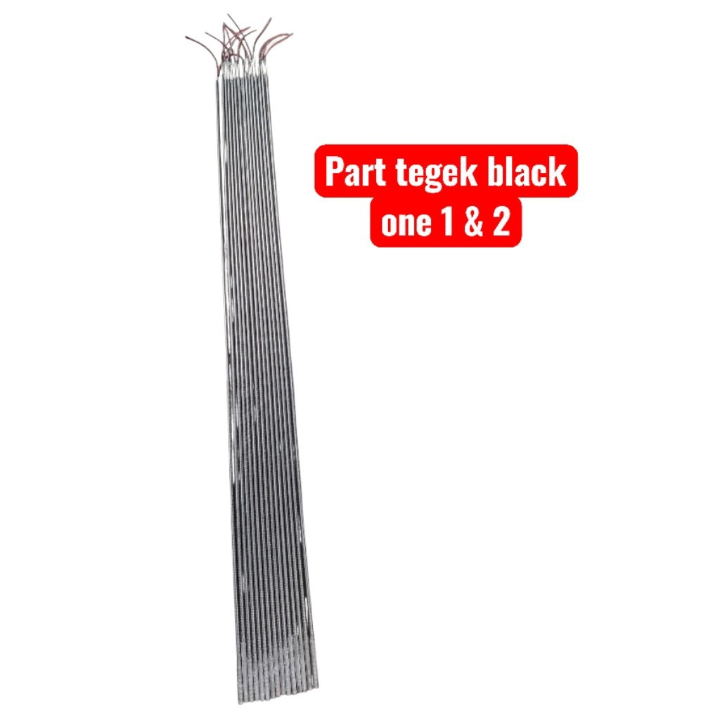 part tegek black one semua ukuran no 1 & 2