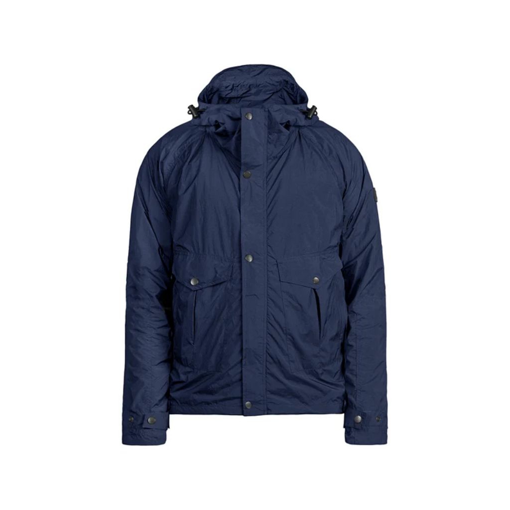 Prung Reinatho Outdoor Jacket Nylon Material Jaket Warna Navy